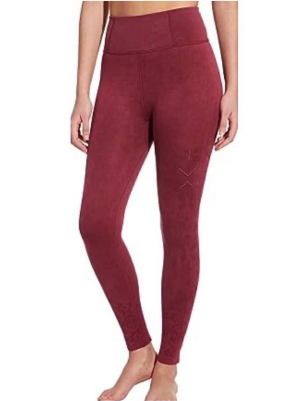 Calia Laser Cut Leggings Size XS Seamless High Rise Sporty Clean Girl Pilates